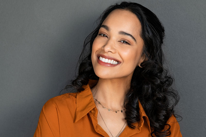 dental-patient smiling after dental procedure