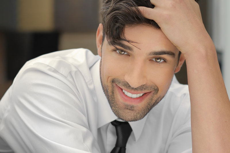 dental-patient smiling after dental procedure