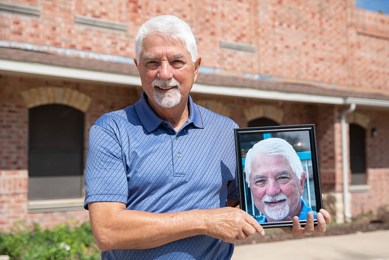 dental implant patient smiling